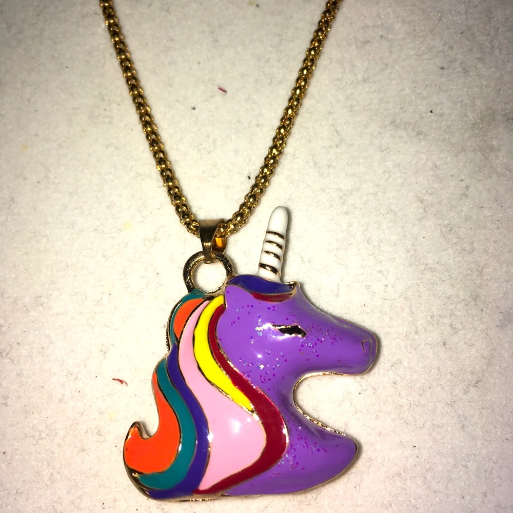 Beautiful Purple🌈Glitter🦄 Betsey JohnsonNecklace
